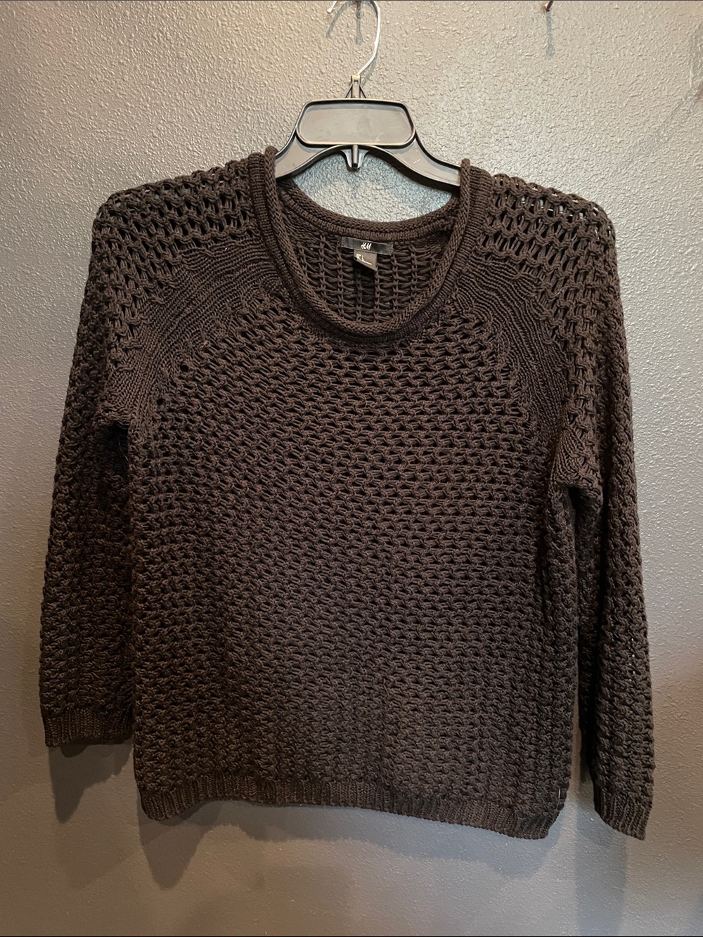 H&M Chunky Knit Black Women's Sweater